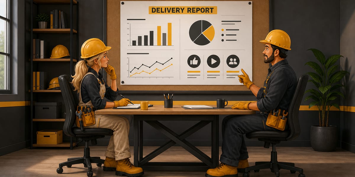 Lire votre rapport de livraison comme un chef de chantier